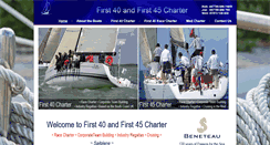 Desktop Screenshot of first40charter.com